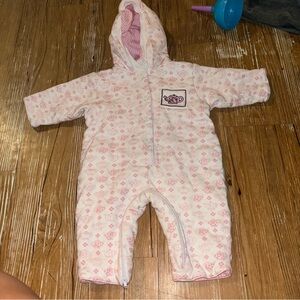 Vintage New Potatoes Teapot Thick Romper Jumpsuit Size 6 Months